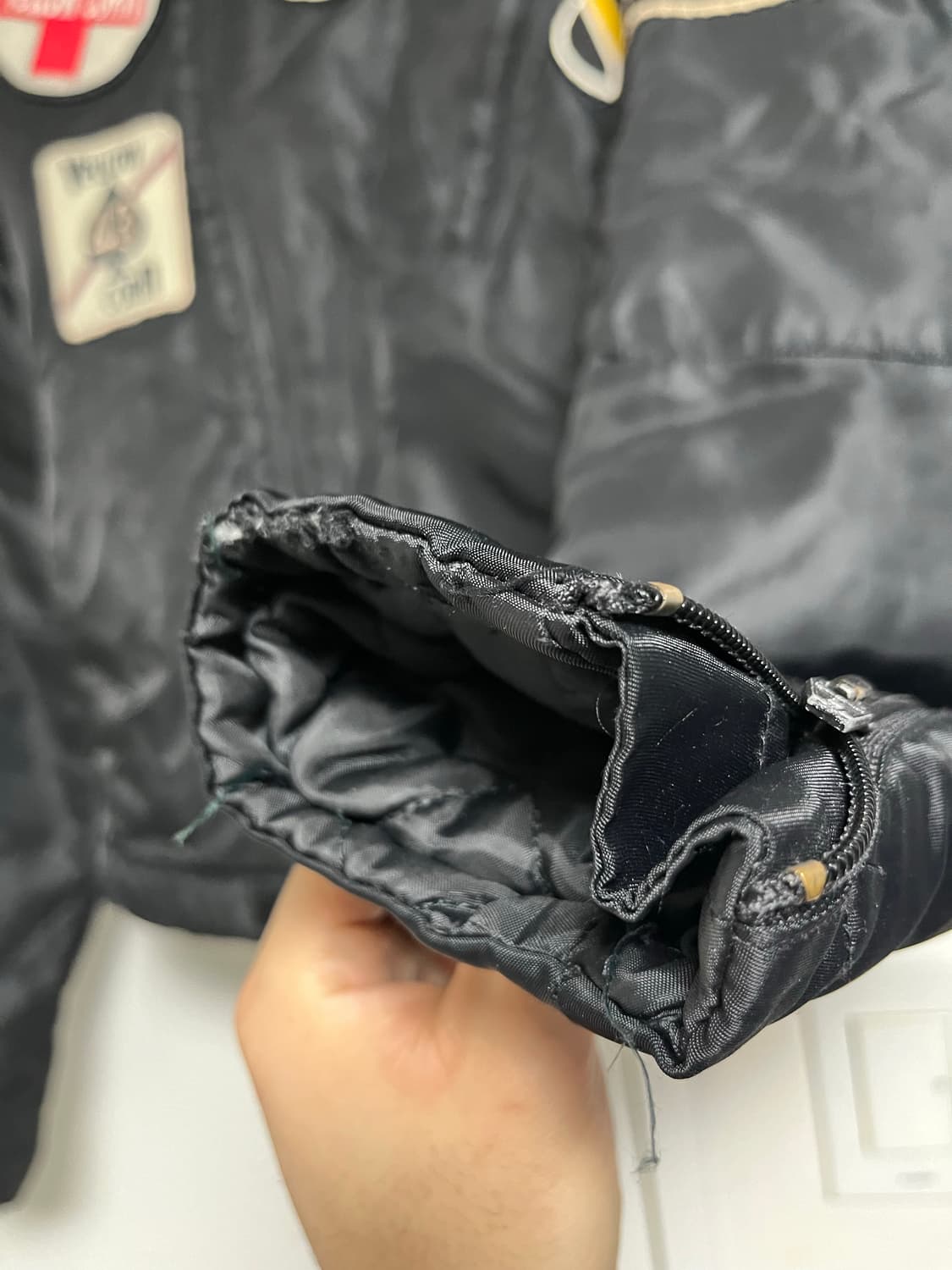 할리데이비슨 옐로우콘 패치 나일론 모터사이클 자켓 상품이미지3