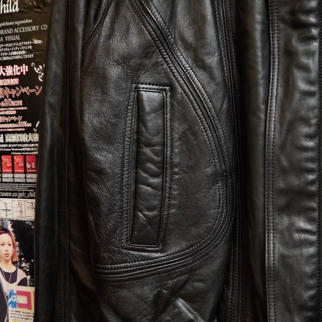 빈티지 리얼레더 양가죽 봄버 자켓 상품이미지4