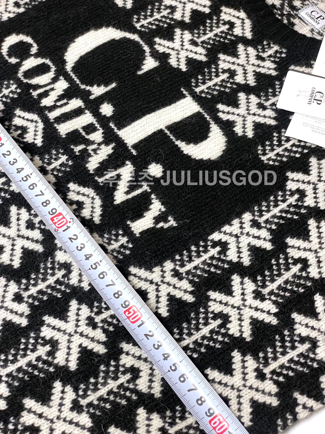 [115/새제품] CP COMPANY 씨피컴퍼니 자카드 버진 울 니트 상품이미지7