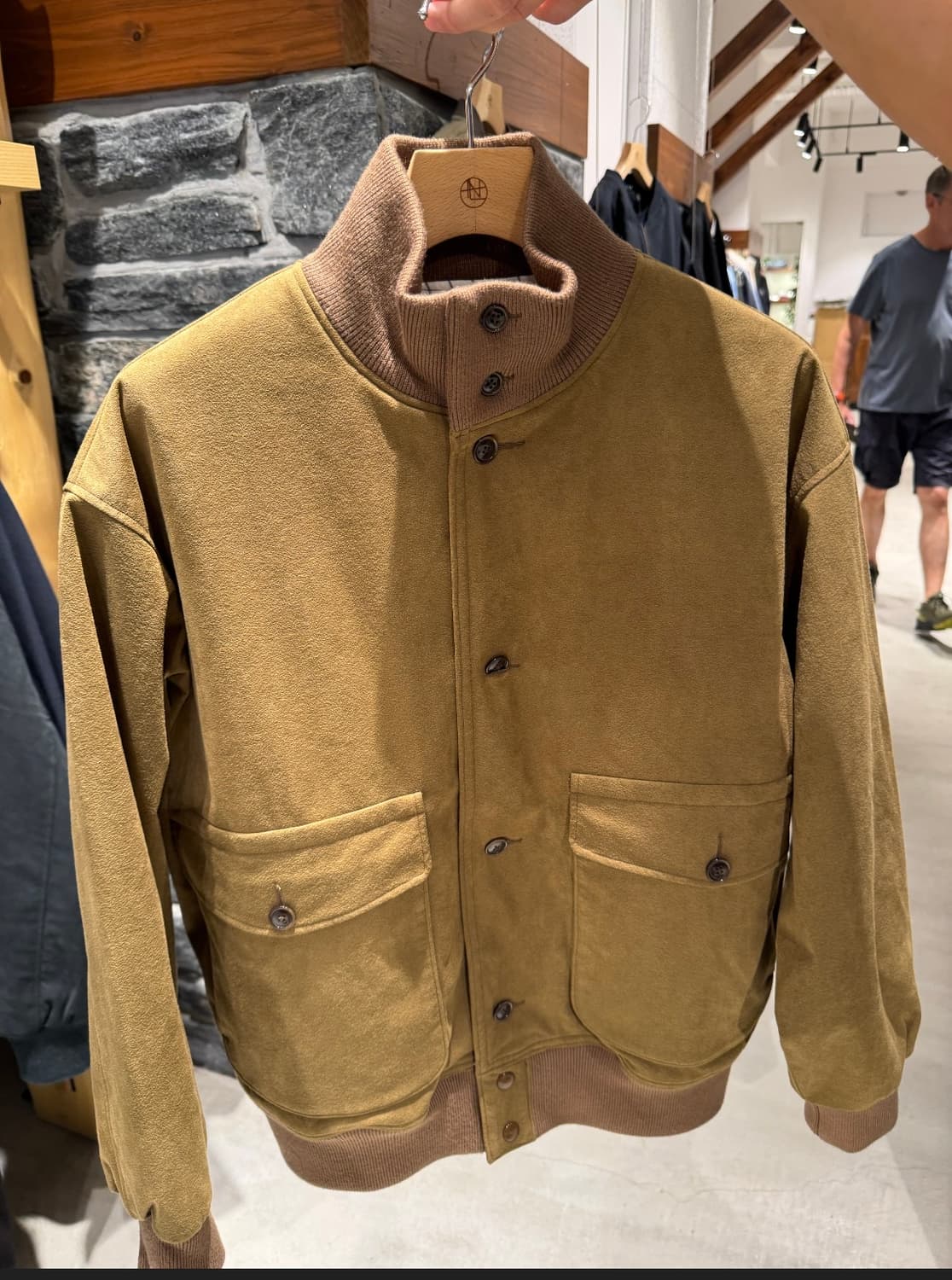 나나미카 인슐레이션 크루 자켓 베이지 상품이미지2