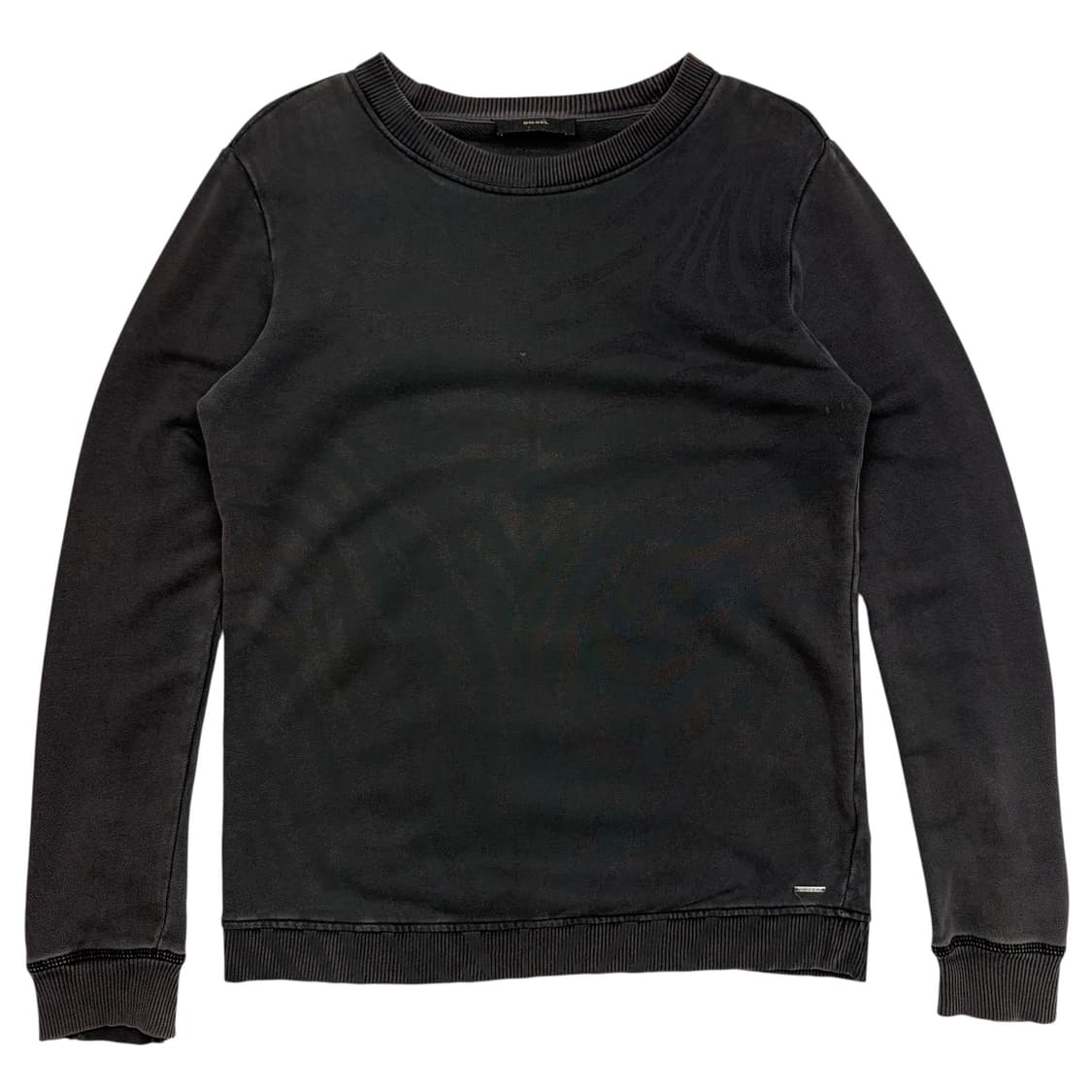 디젤 본 프린팅 차콜 스웻셔츠 XS 상품이미지1