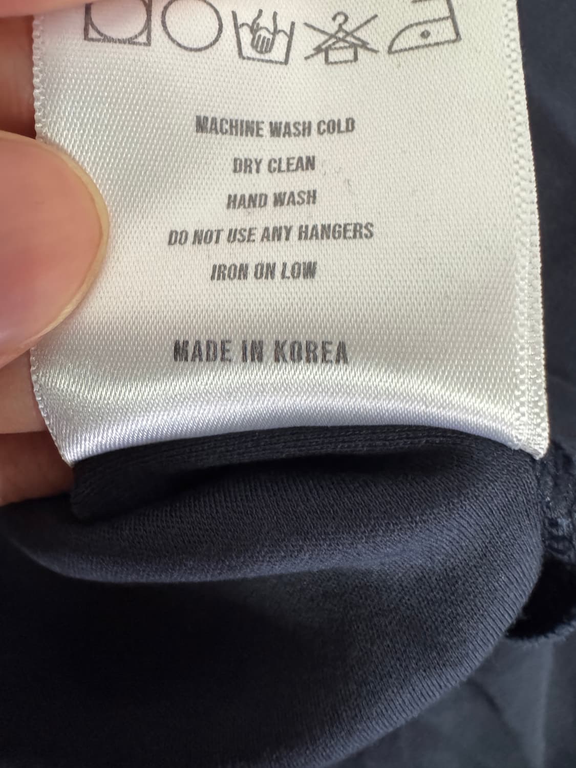 엘무드 Lmood 미니멀 반팔 티셔츠 48 네이비 상품이미지5