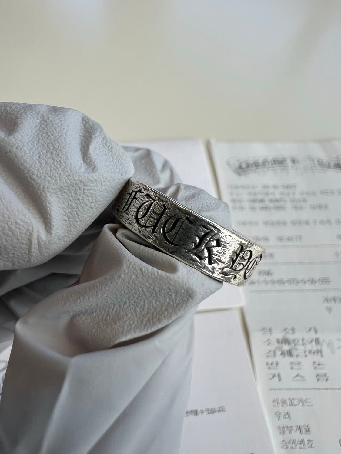 [us5.5] 크롬하츠 퍽유링 상품이미지5