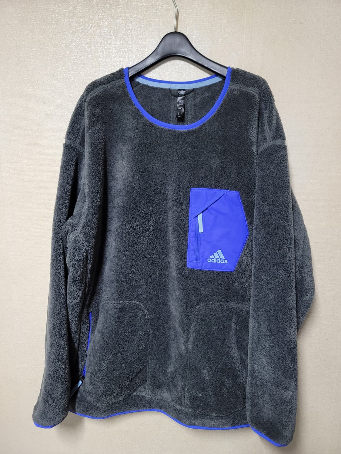 빅사이즈(3XL) 아디다스 플리스 스웨터 상품이미지1