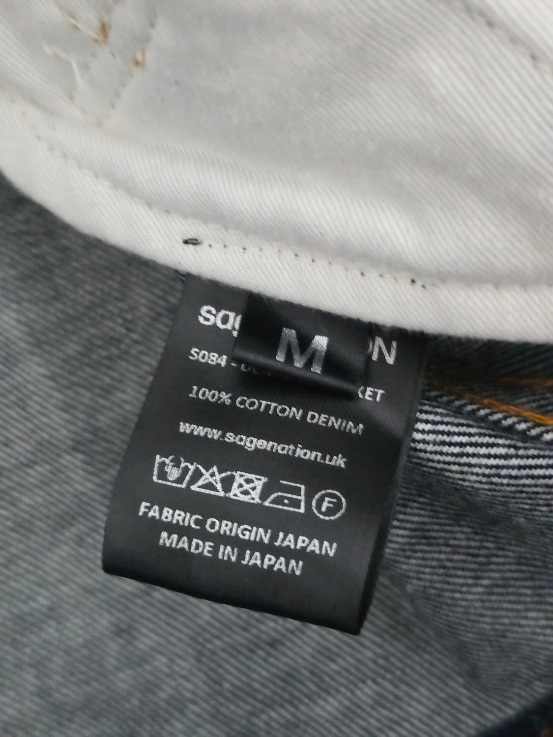 [닥터파파] SAGE NATION 세이지네이션 데님자켓 M 미사용  상품이미지9