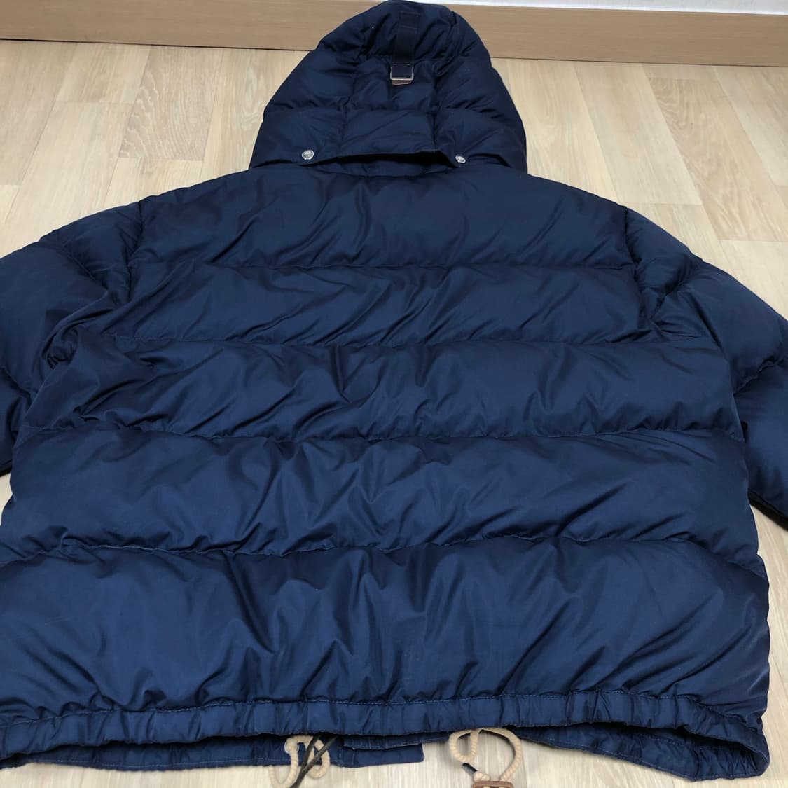 (XXL) 폴로 랄프로렌 POLO 덕다운 후드 디테쳐블 네이비 푸퍼 패딩 상품이미지8