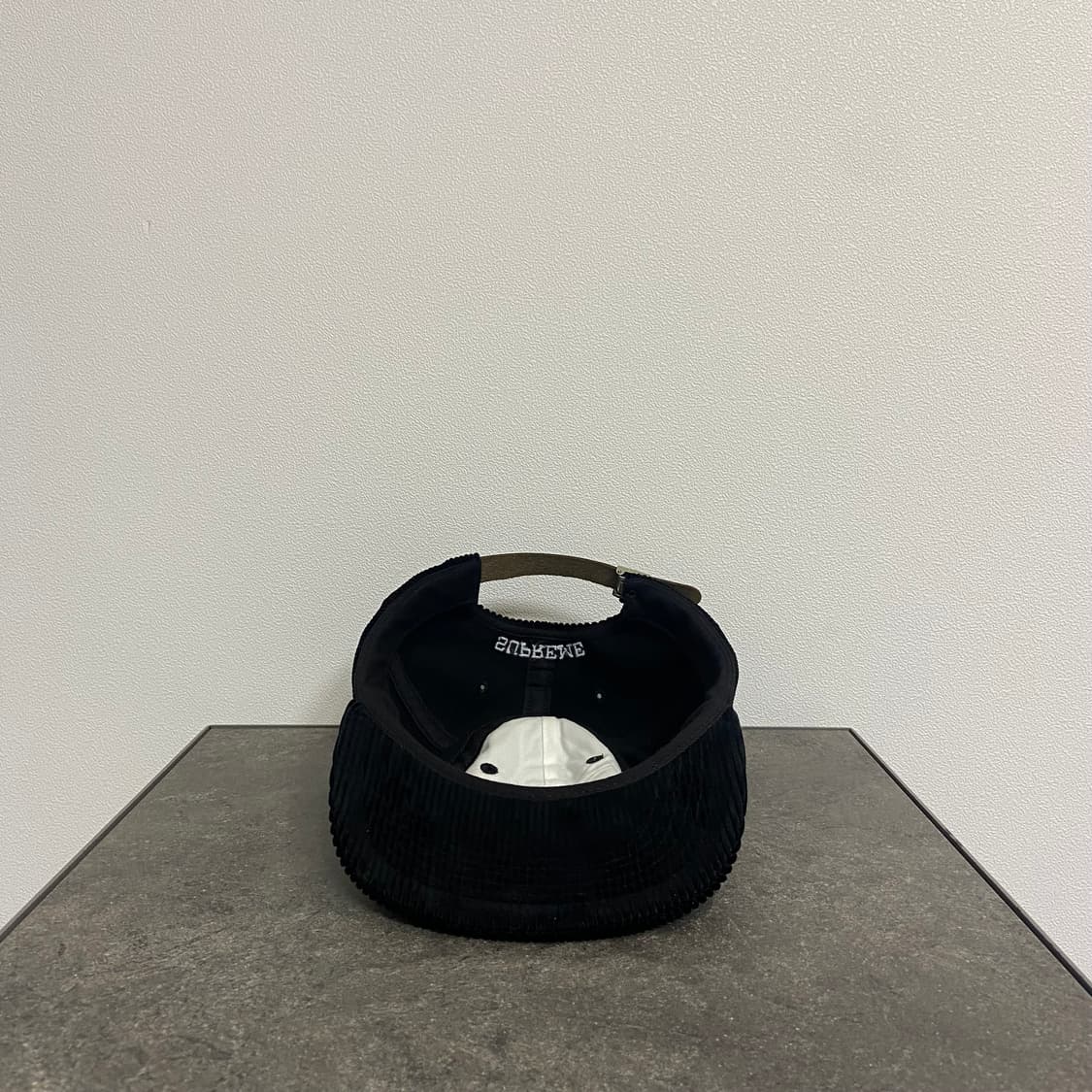 슈프림 코듀로이 블랙 에스로고 S로고 볼캡 모자 6패널 캡 상품이미지5