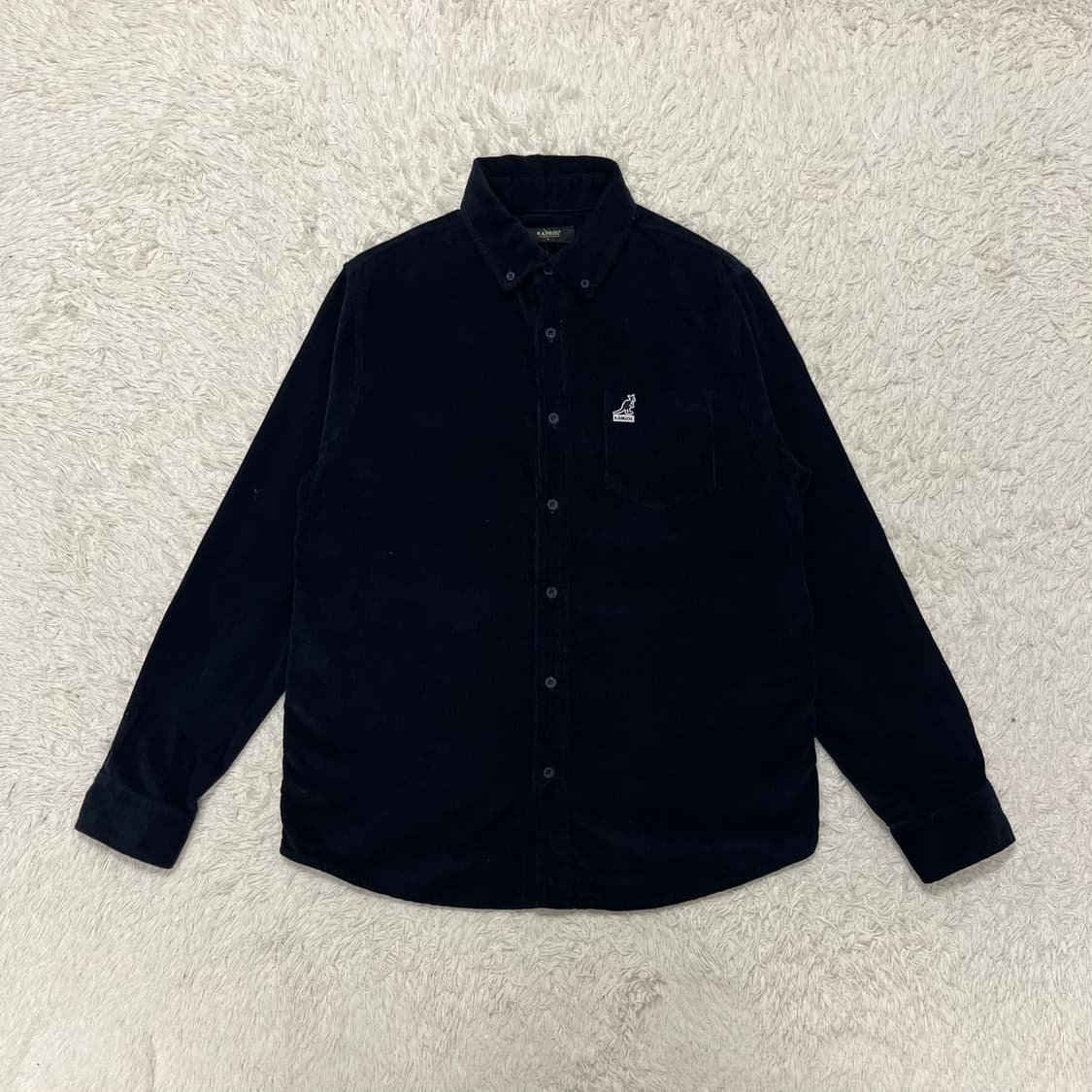 Kangol navy corduroy shirt  상품이미지4
