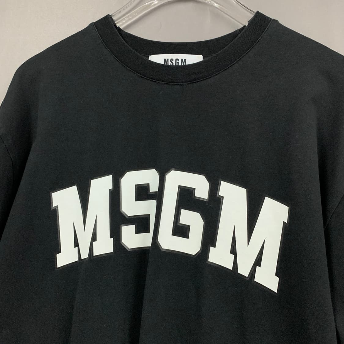 S MSGM 로고 프린팅 오버핏 반팔티 상품이미지3