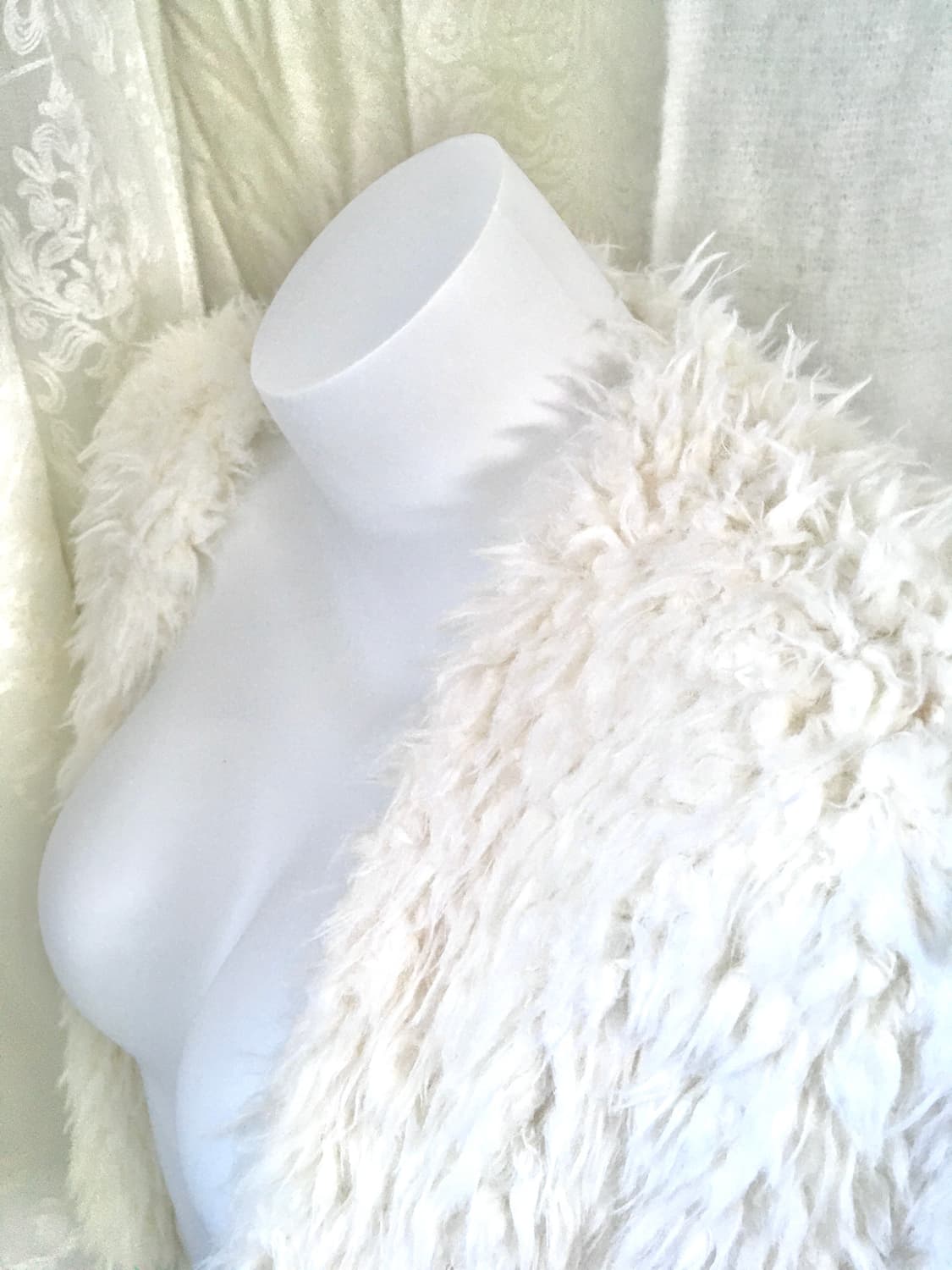 아이보리 퍼자켓 가디건  상품이미지9