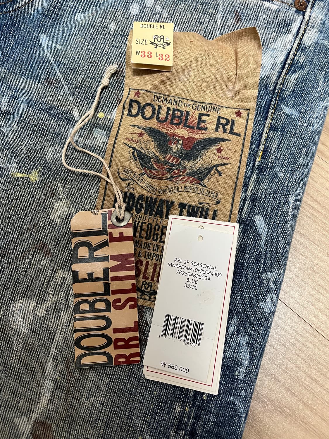 RRL 데님 33사이즈 상품이미지5