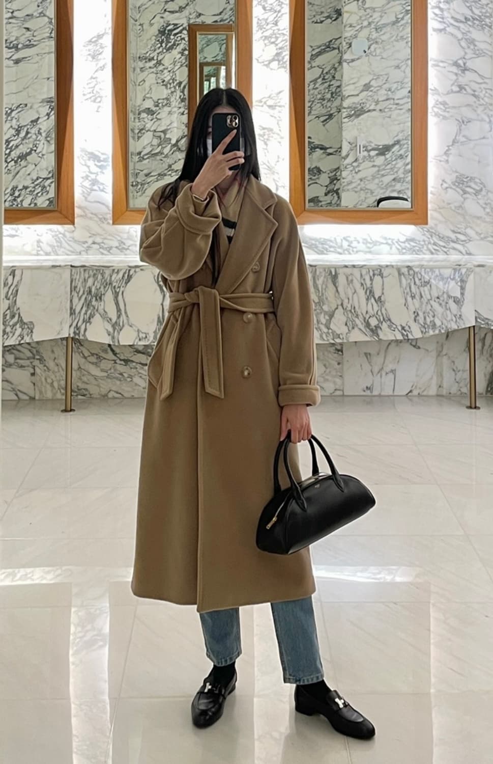 셀린느 테켈백 블랙 차정원 상품이미지4