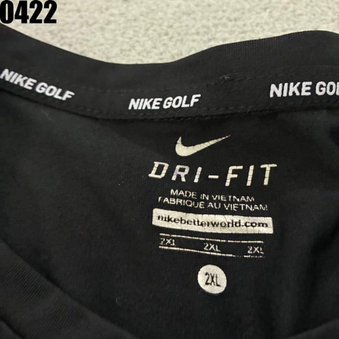 나이키 드라이핏 블랙 반팔 티셔츠 2XL 상품이미지2