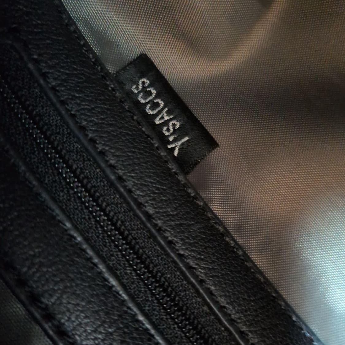 요지 야마모토 Y'SACCS 소가죽 나일론 토트백 상품이미지9