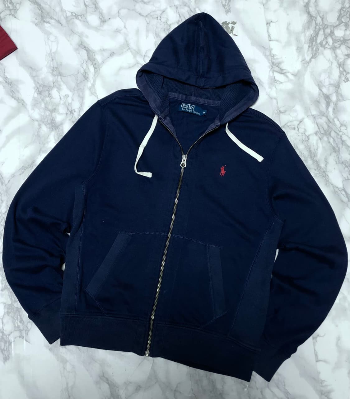 폴로 랄프로렌 써멀 후드집업 자켓 네이비 상품이미지1