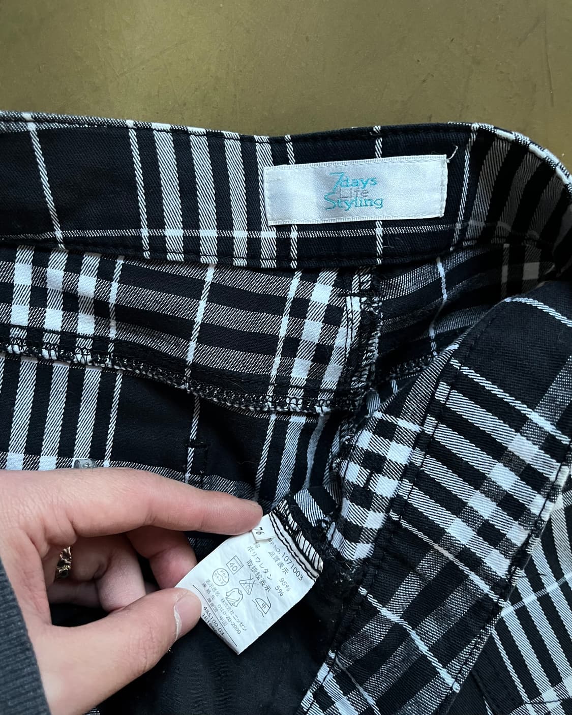 7Days Life Styling Gothic Check Trouser 상품이미지7