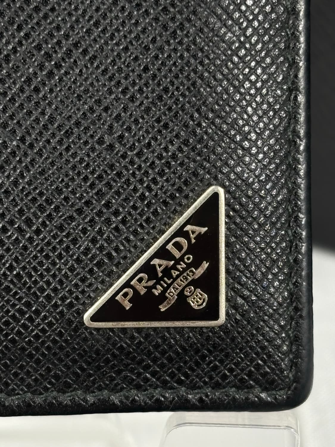(정품/풀구성)프라다 삼각로고 오거나이저 카드지갑 블랙 상품이미지3