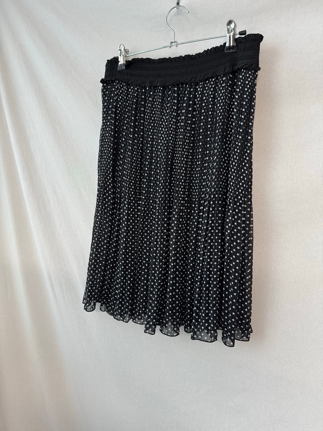 레이어드 도트 패턴 스커트 상품이미지7