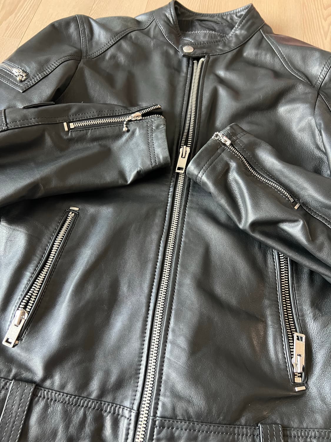 디젤 바이커 레더자켓 M 상품이미지3