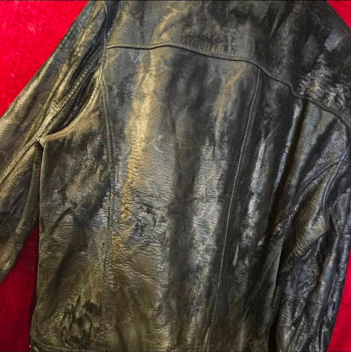 존바바토스 양가죽 프리미엄 라이더자켓 52size 상품이미지8