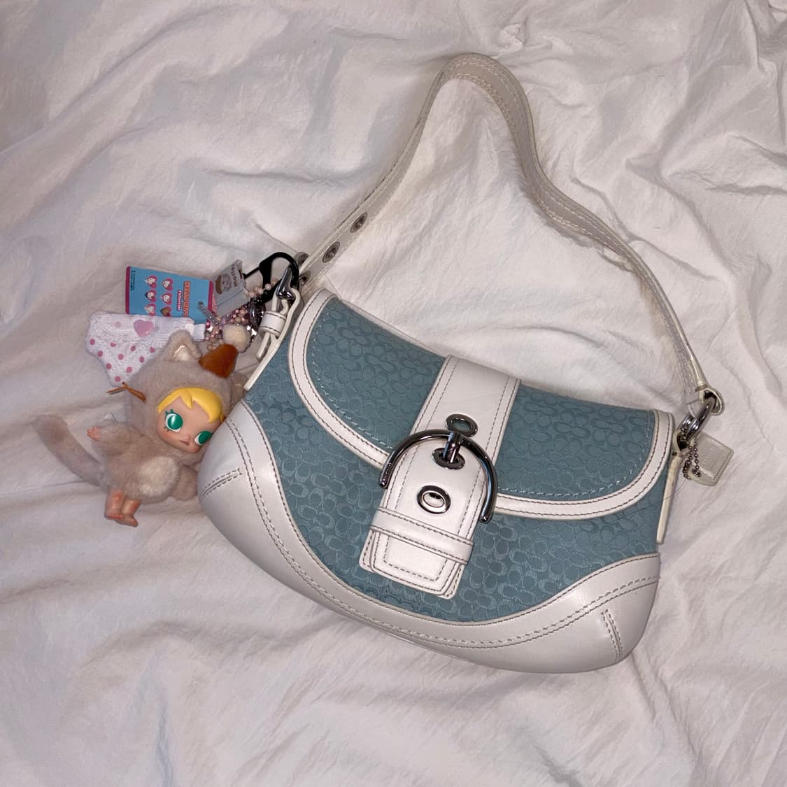 Coach skyblue shoulder bag 상품이미지1