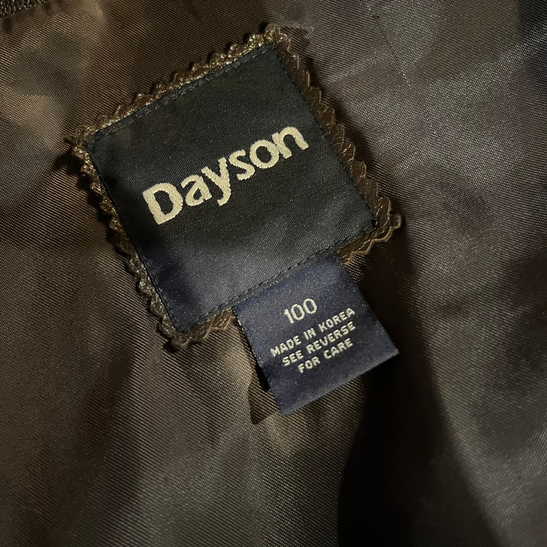 DAYSON 양가죽 자켓 브라운 상품이미지7