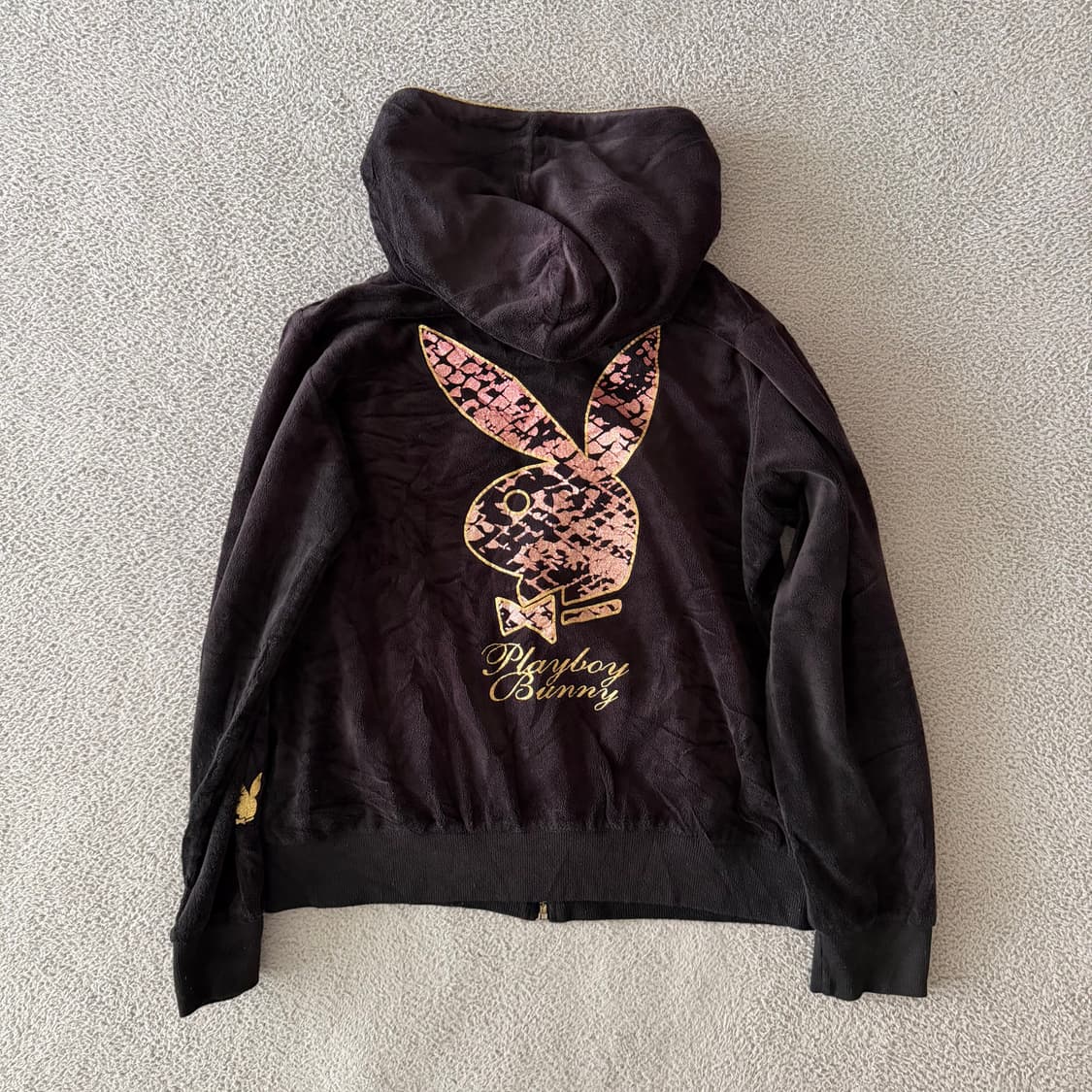 Playboy velvet hoodie 상품이미지4