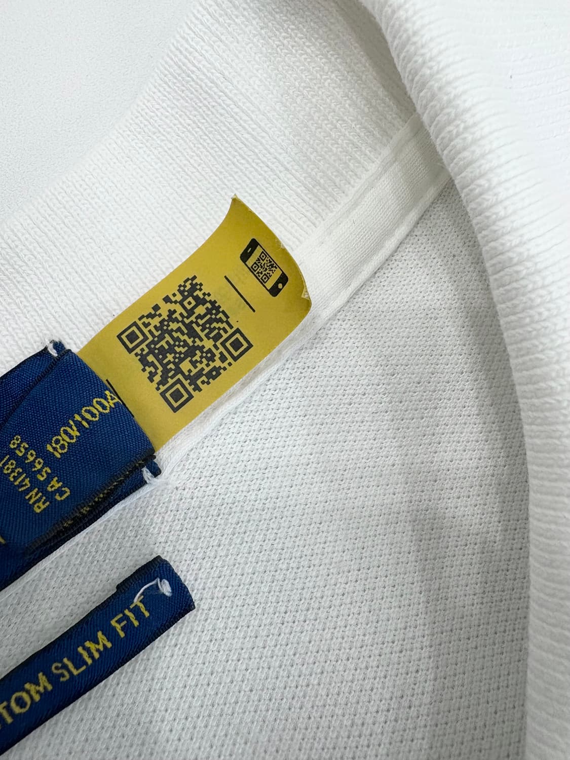 폴로랄프로렌 QR 빅포니 화이트 카라티 상품이미지4