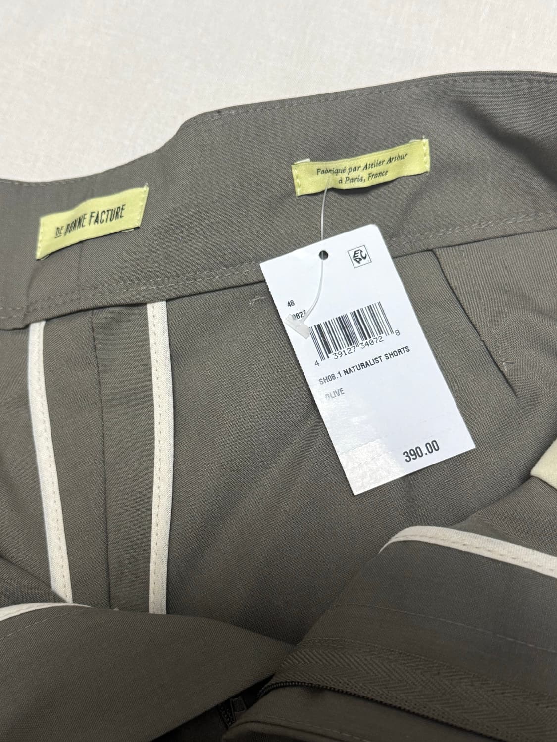De bonne facture 드 본 팩쳐 / 올리브 쇼츠 / 48 상품이미지4
