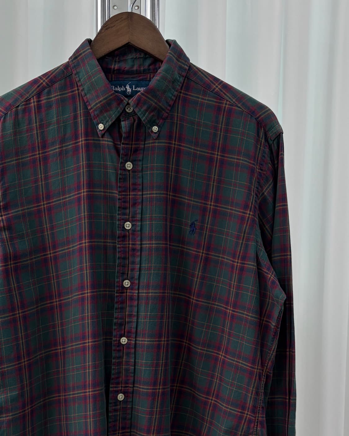 [L]폴로 랄프로렌 클래식핏 체크 셔츠 상품이미지5