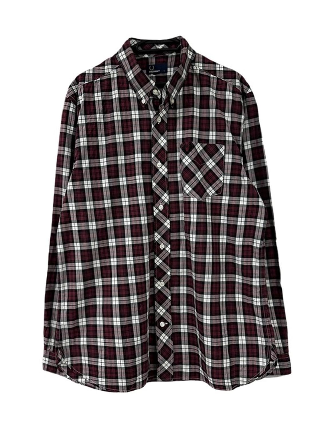[L] FRED PERRY 프레드페리 오리지널자수로고 코튼셔츠 상품이미지1
