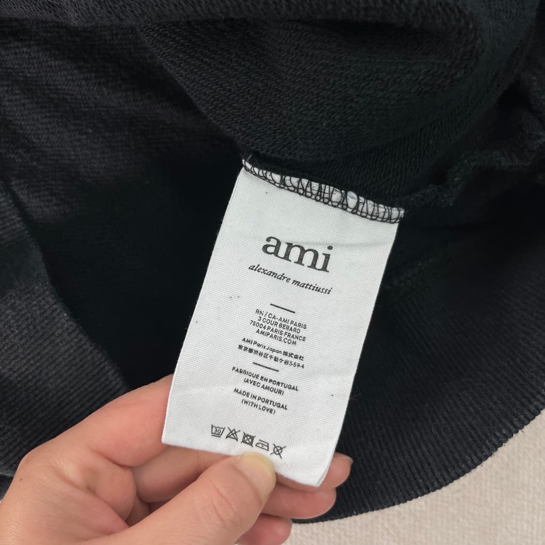 100 아미 빅로고 후드티 상품이미지6