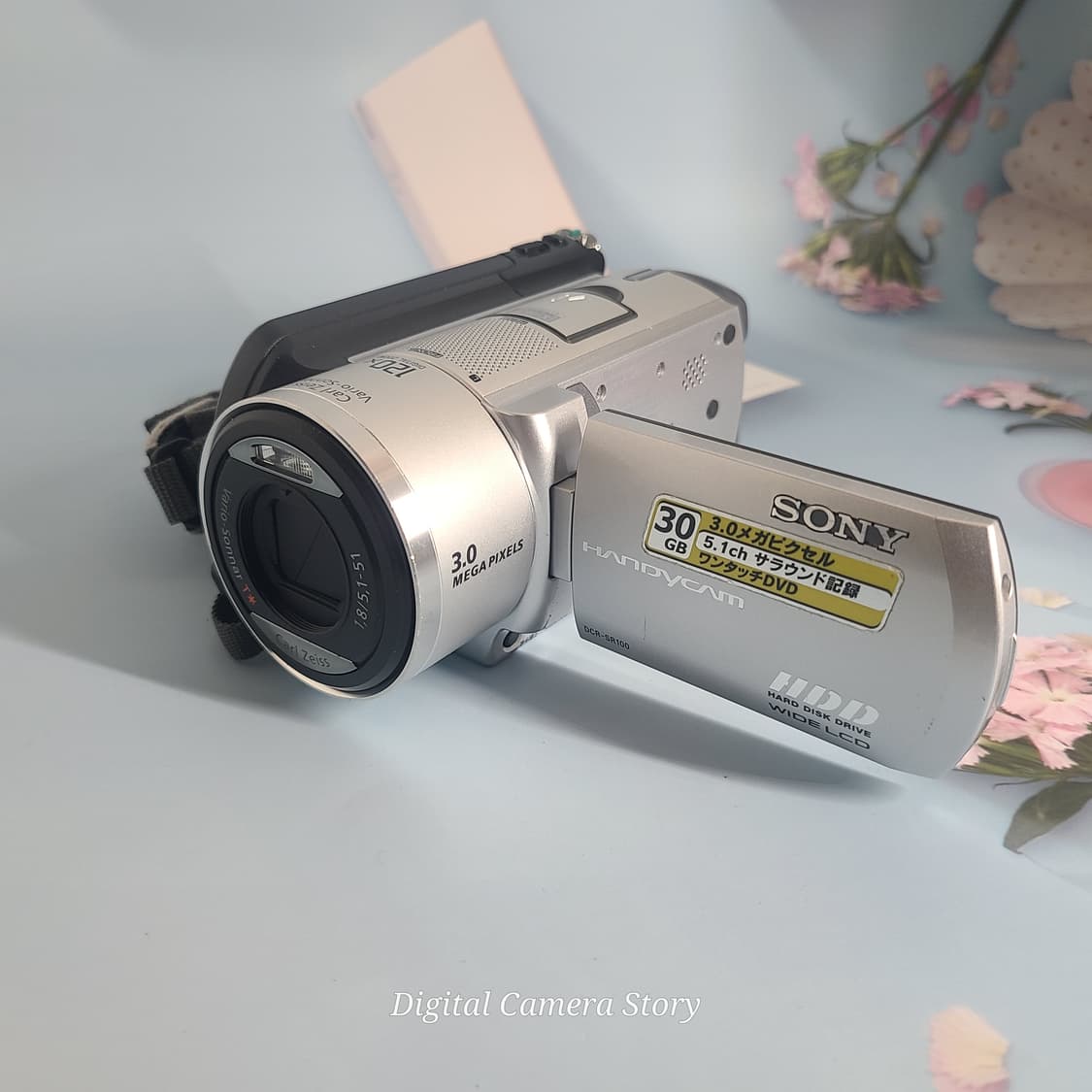 소니 핸디캠 DCR-SR100 30GB 실버 (빈티지 캠코더) 상품이미지1