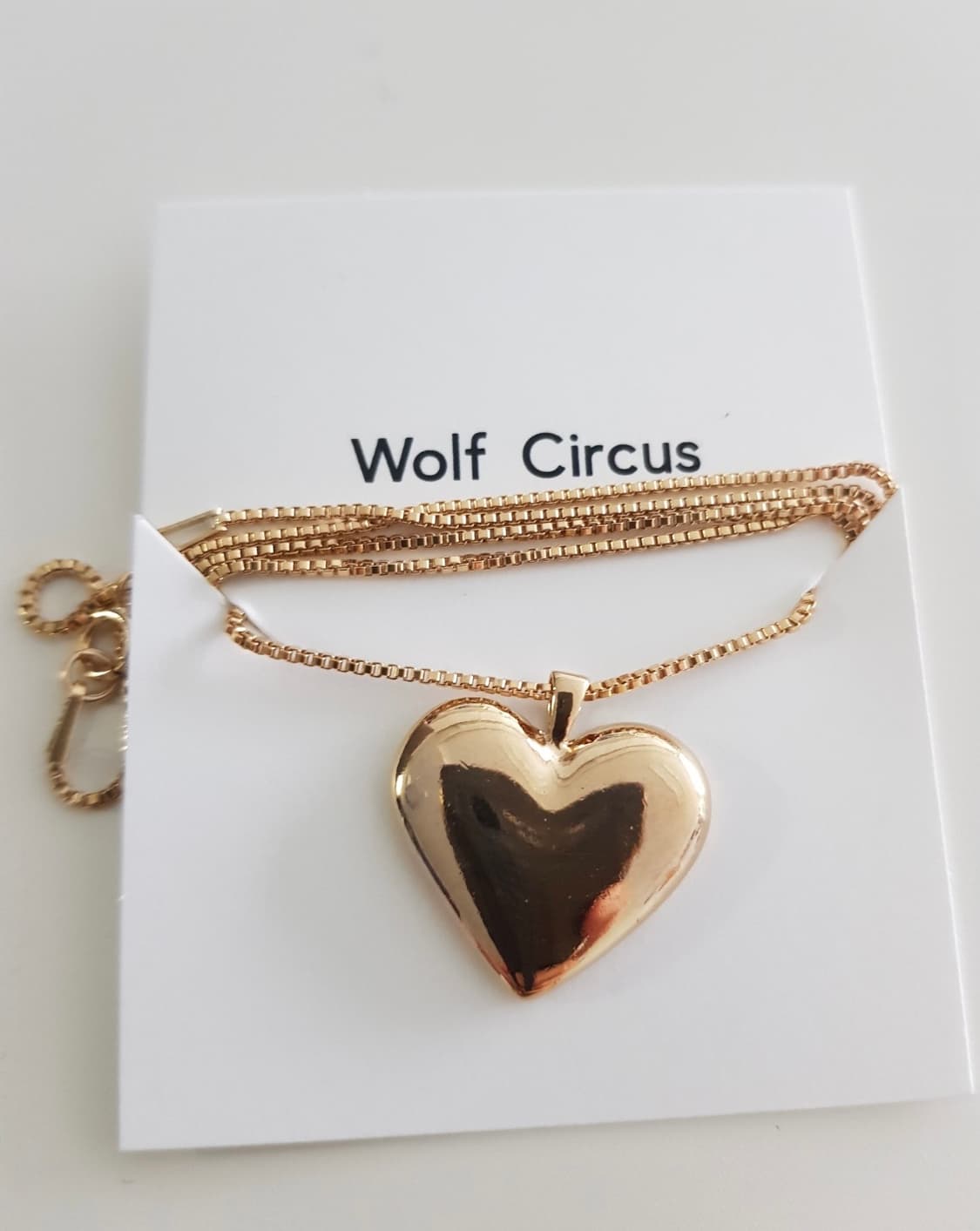 울프서커스 amourette necklace 하트목걸이 상품이미지2