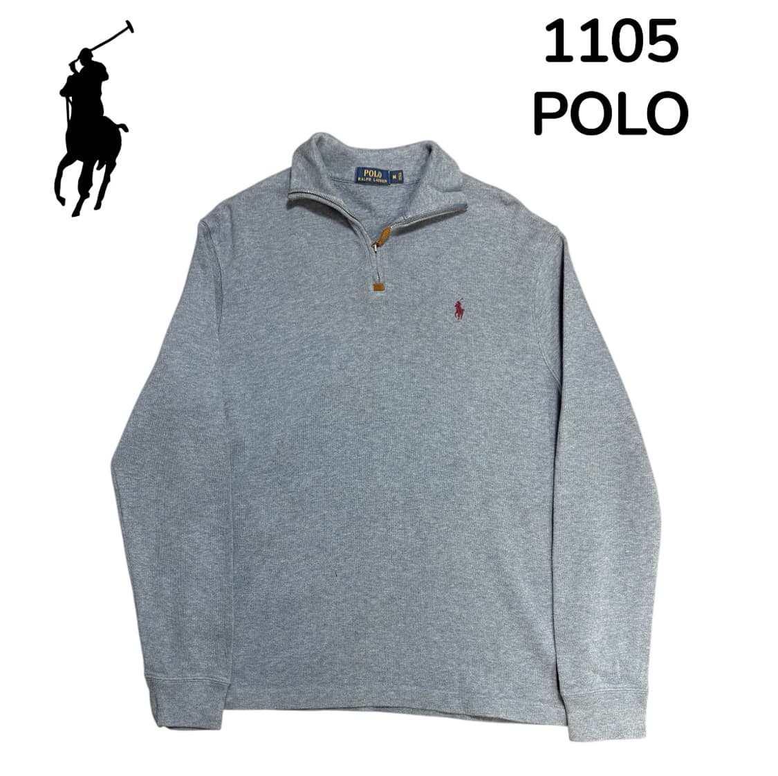 폴로 신형 레드포니 반집업 니트 카라티 맨투맨 M 상품이미지2