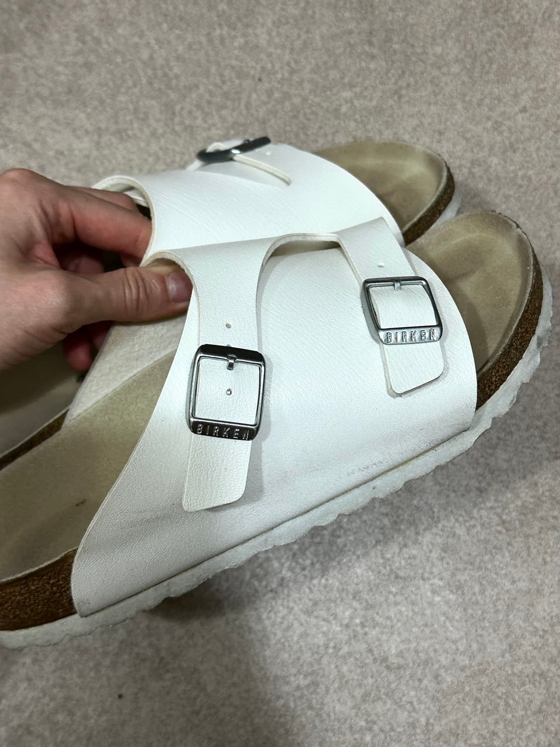 버켄스탁 취리히 화이트 레귤러 37(240) 상품이미지4