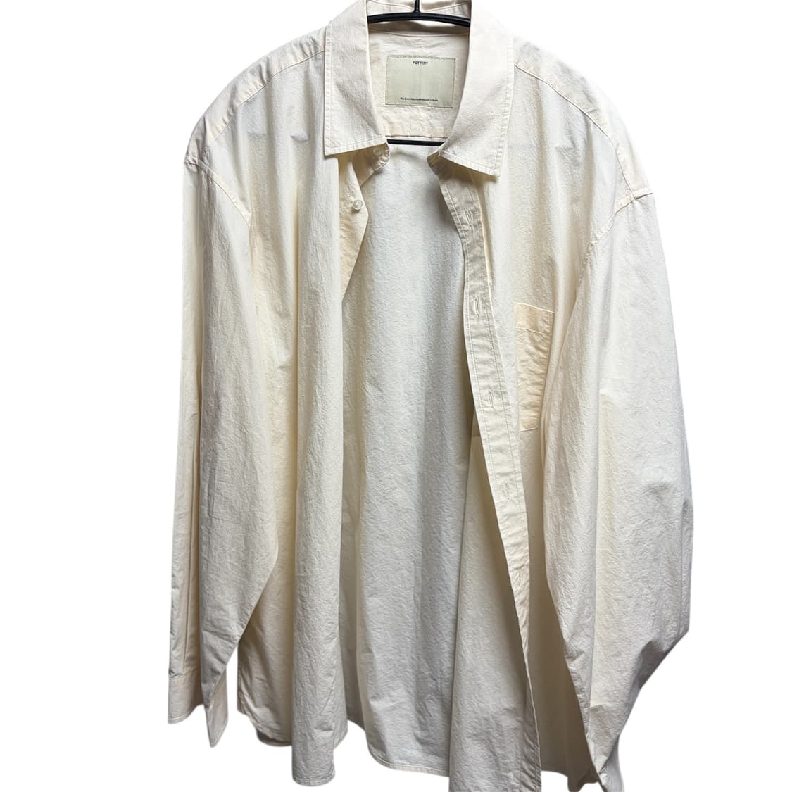 포터리 컴포트 셔츠 에크루 2 상품이미지1