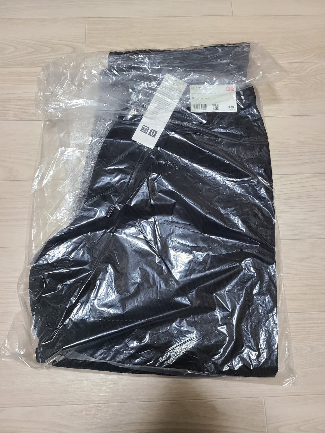 유니클로U 코듀로이유틸리티팬츠 (09블랙, M) 상품이미지1