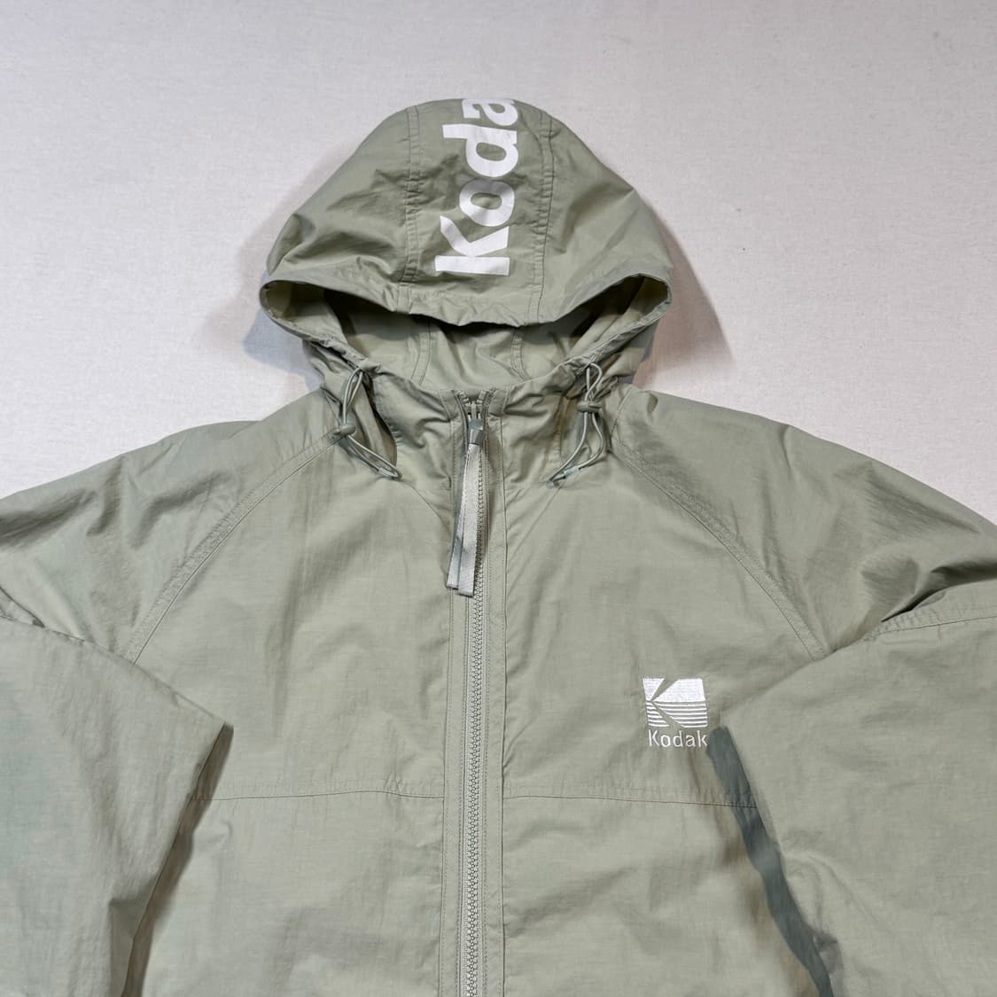 L) 코닥 어패럴 후드 바람막이 자켓 2way지퍼 상품이미지3