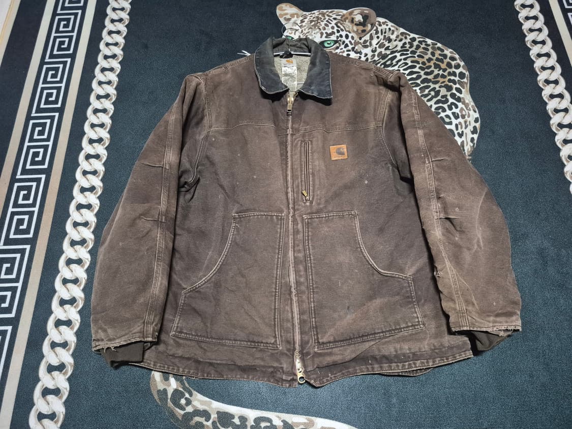 00's 칼하트 디트로이트 샌드스톤 아크틱 코트 자켓 C61 DKB 상품이미지1