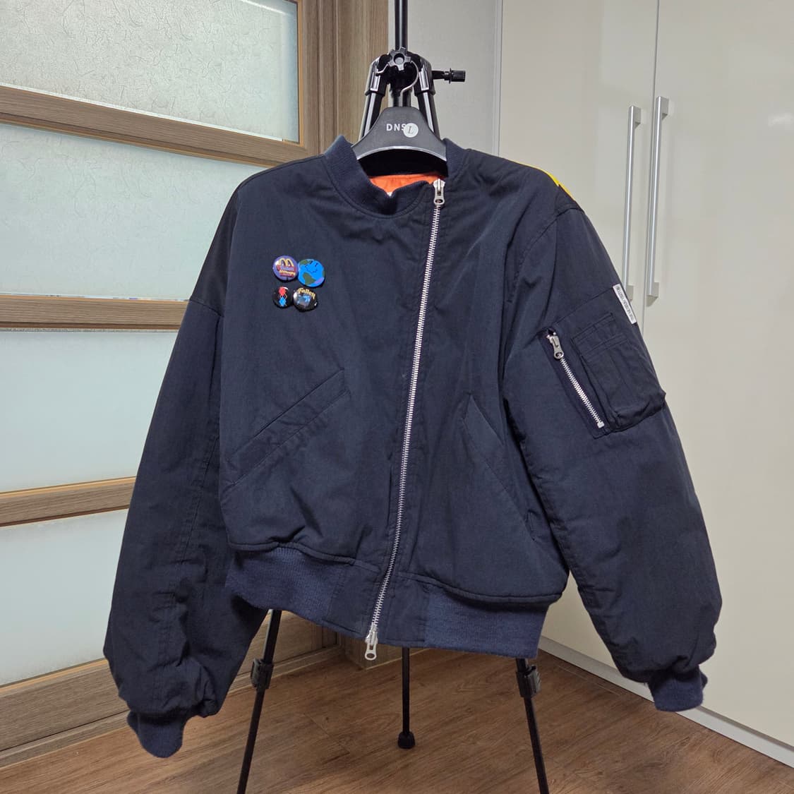 [L] 더뮤지엄비지터 플라워 항공점퍼 ma-1 봄버 상품이미지3