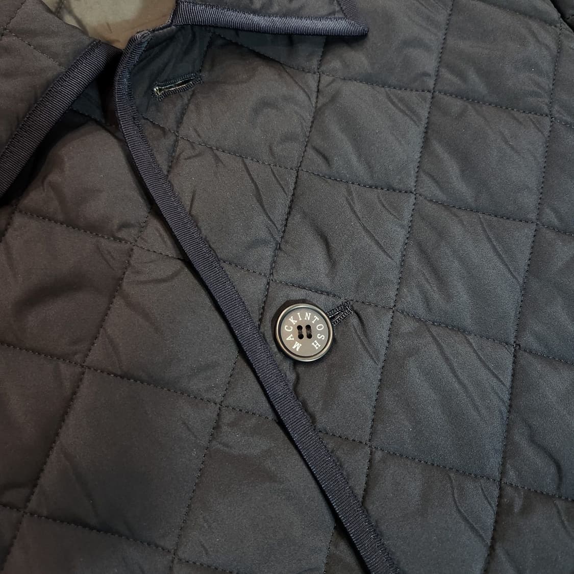 매킨토시 네이비 퀼팅 자켓 95~100 상품이미지3