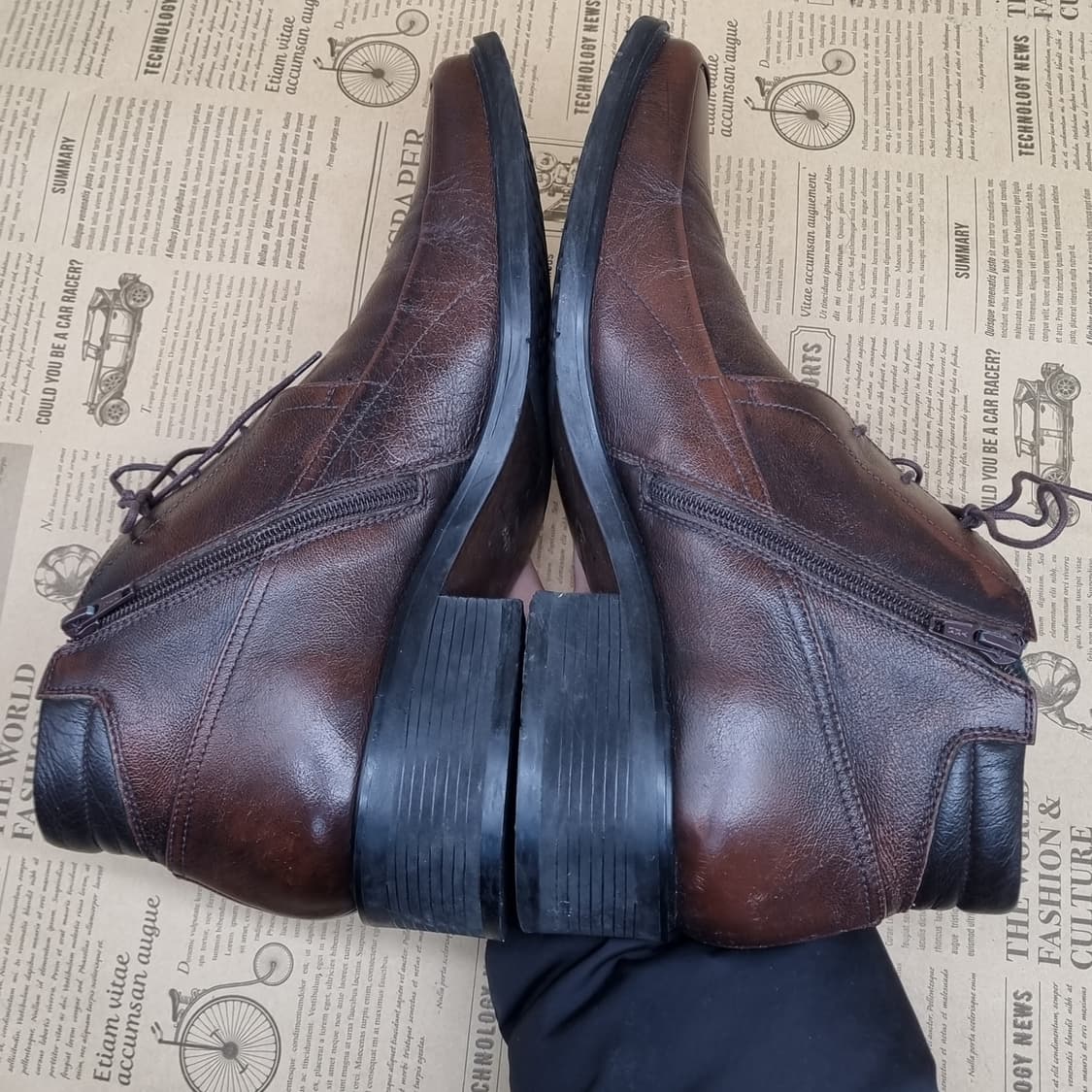 에스콰이어 남성키높이부츠 실사이즈280 굽6 상품이미지5