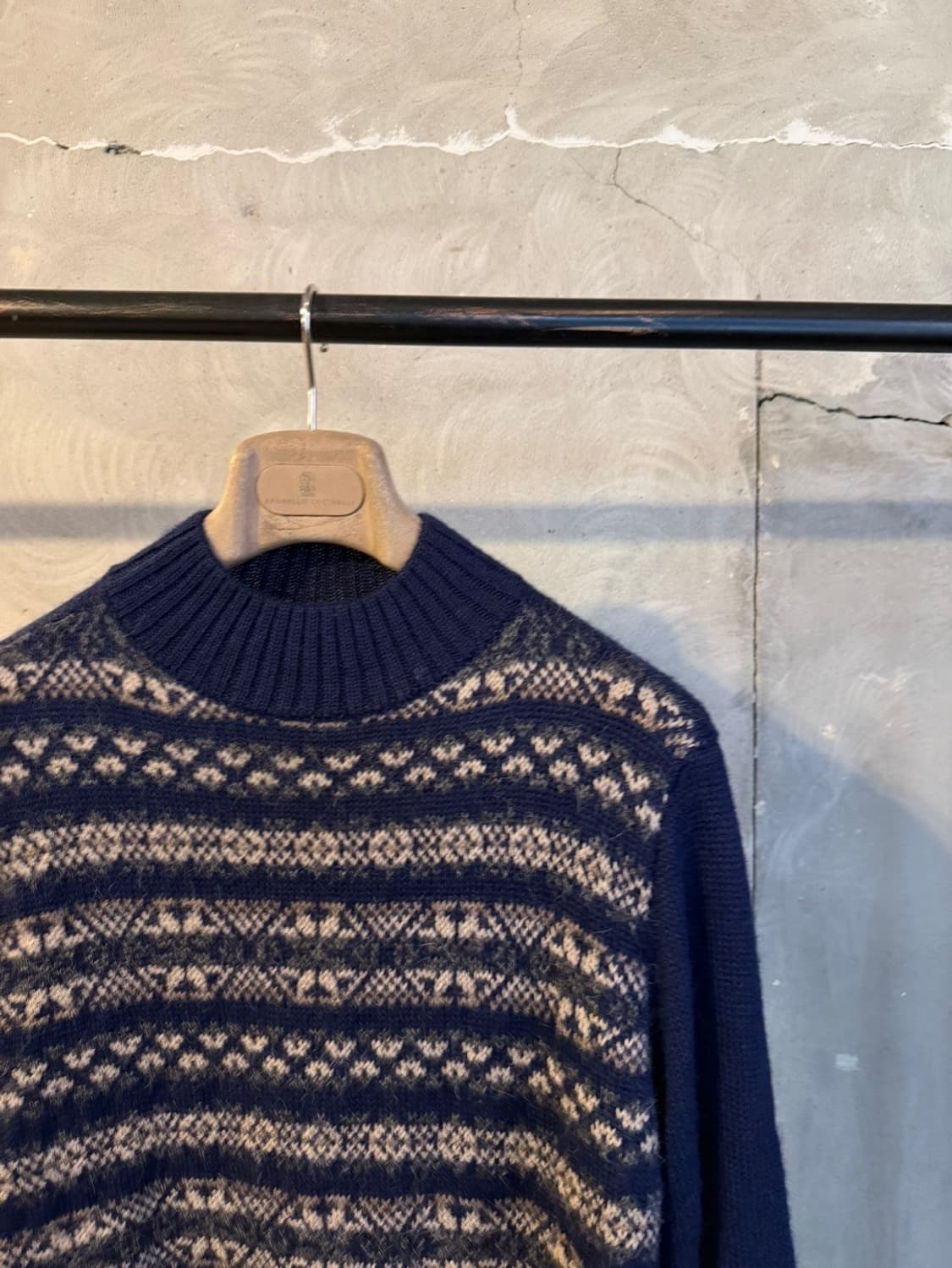 아페쎄 모호크넥 페어아일 니트 100 상품이미지4