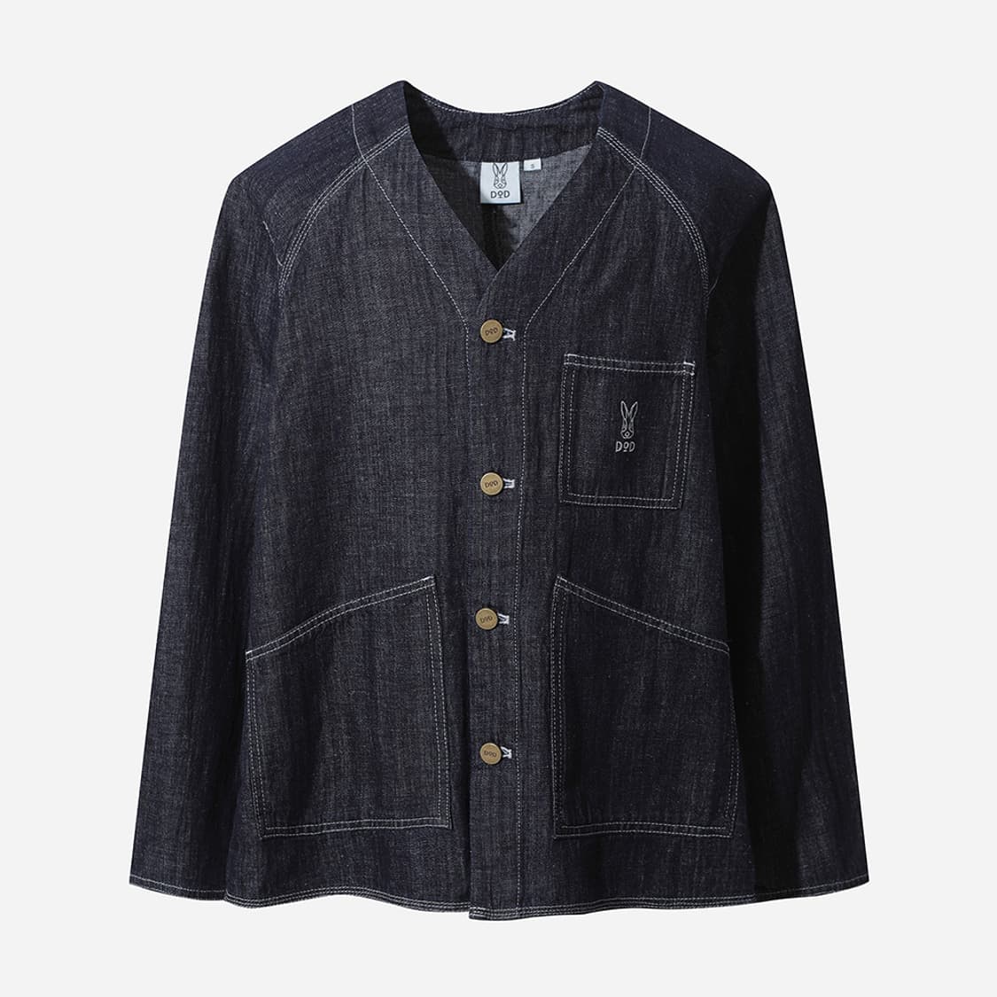 DOD 디오디 린넨 데님 칸타 자켓 다크인디고 L (미개봉 새제품) 상품이미지1