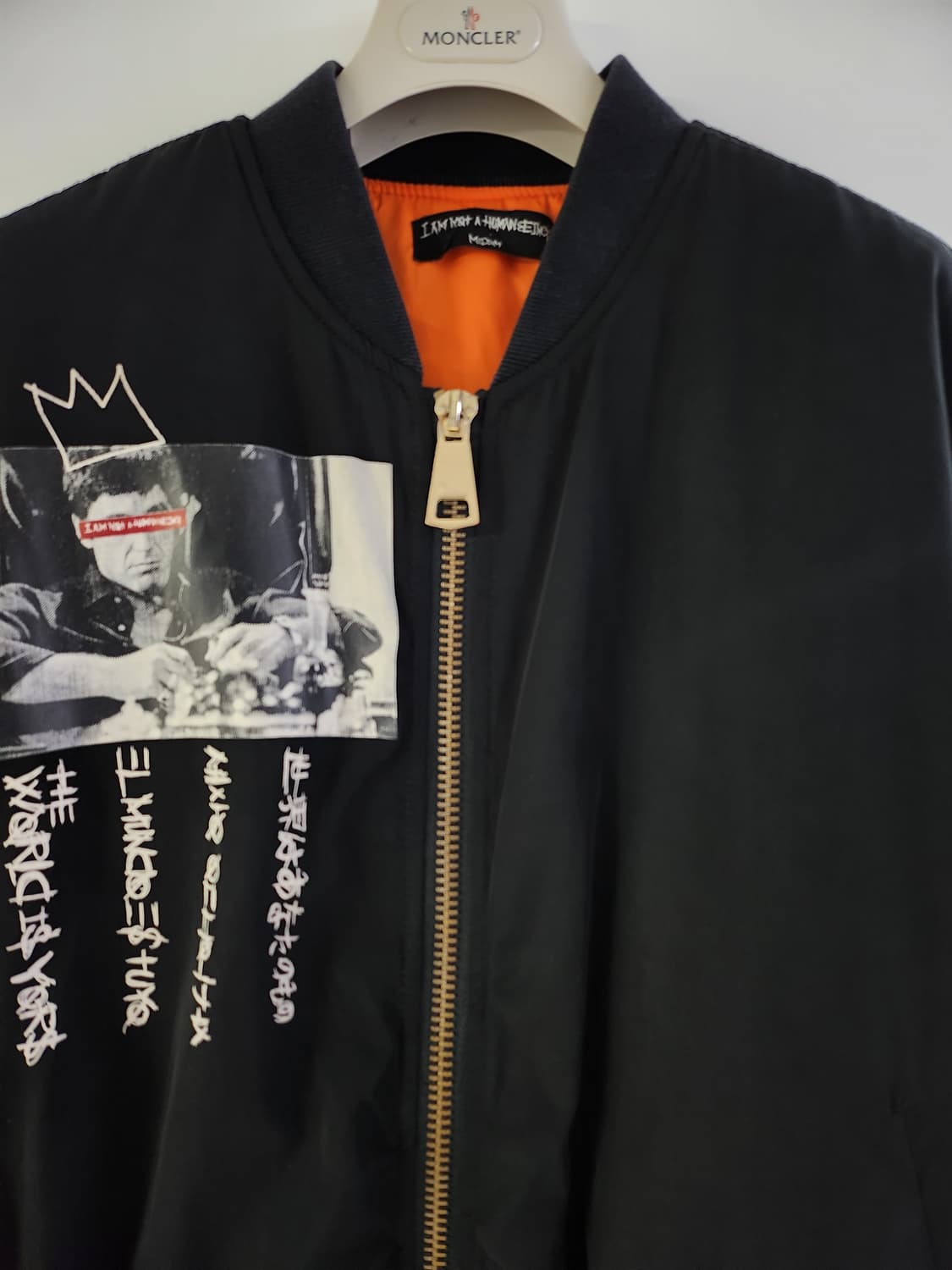 MA-1 점퍼 남성항공점퍼 아임낫어휴먼비잉 상품이미지1