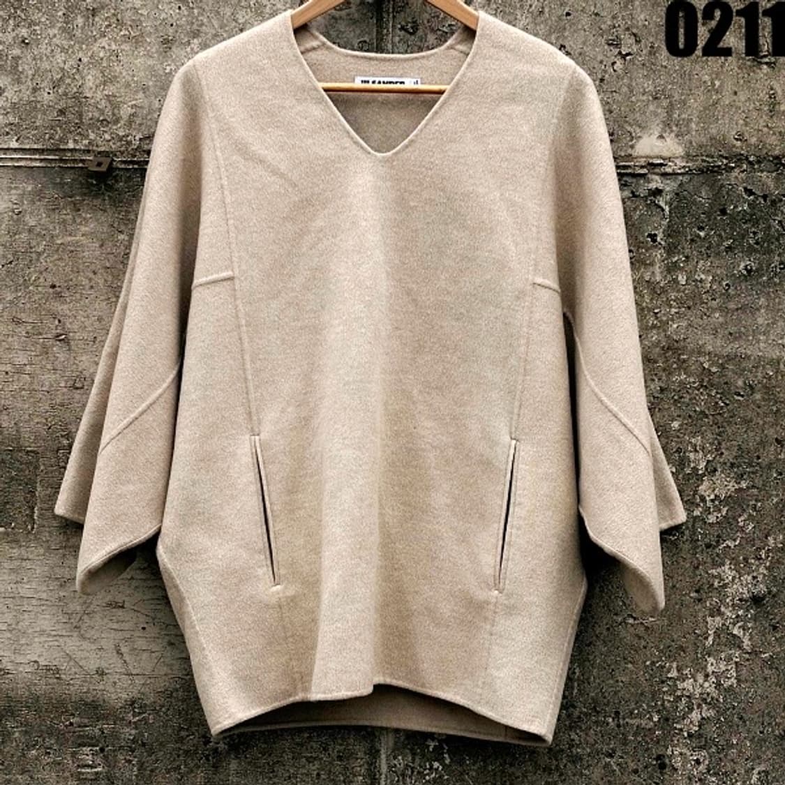 질샌더 이탈리아 미이드 울 원피스형 탑 80 백화점택 0211 상품이미지1