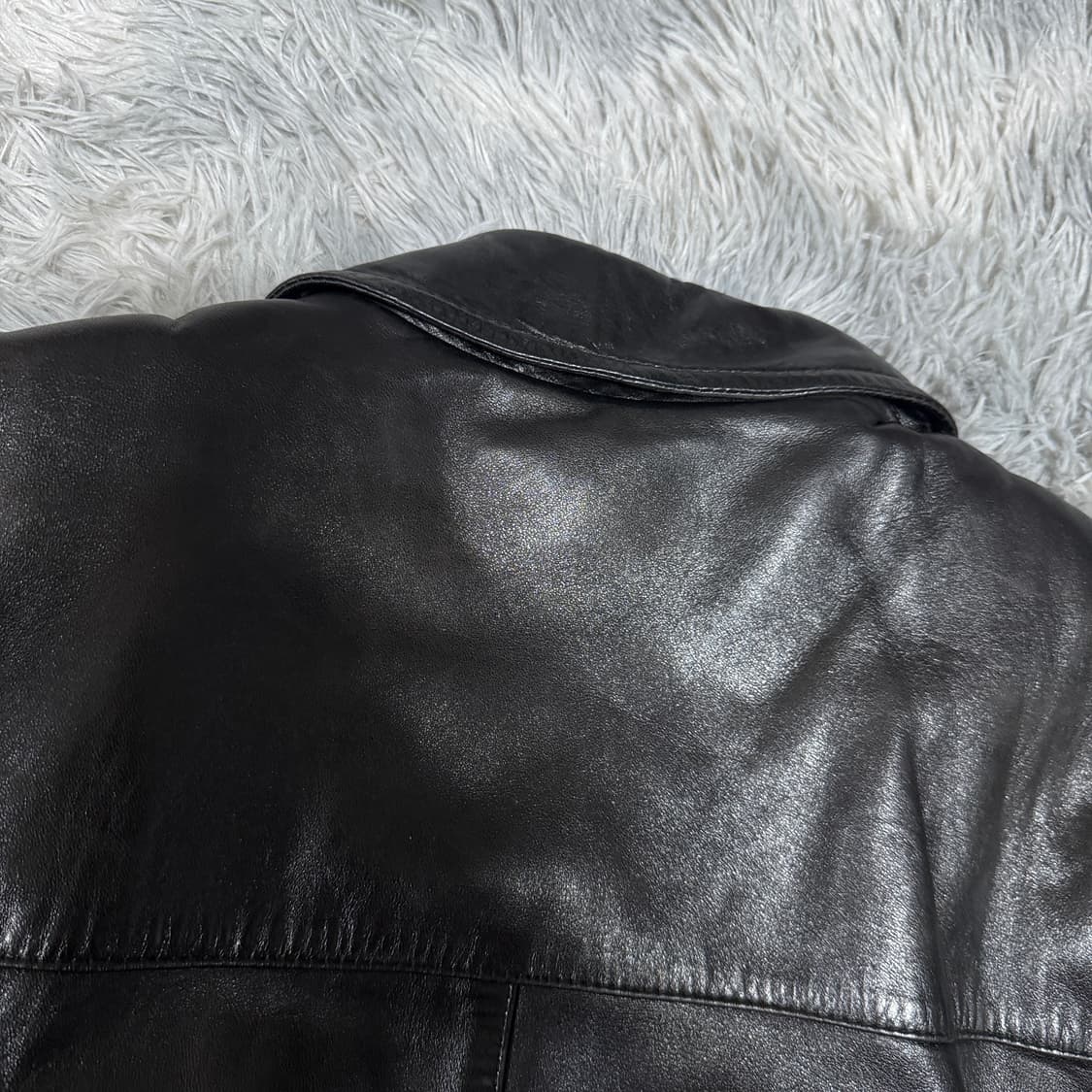 90s 벤츄라 양가죽자켓 105사이즈 외피내피 상품이미지5