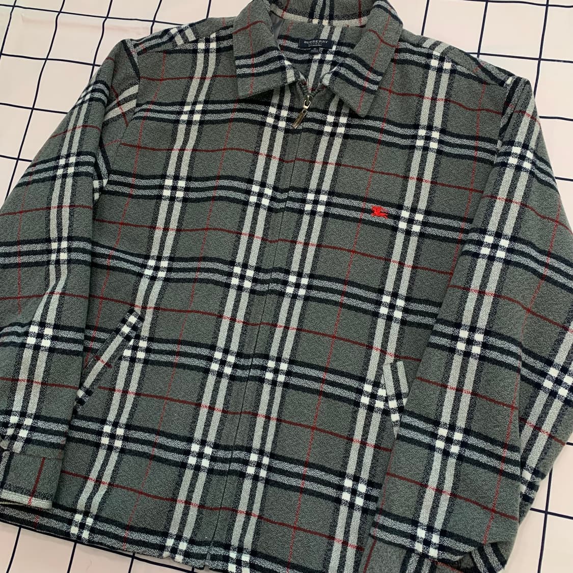 버버리 노바체크 울자켓(정품) 상품이미지1