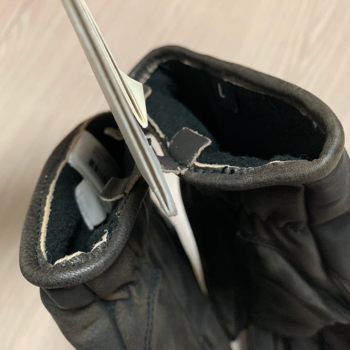 자라 리미티드 에디션 램스킨 빈티지 레더 장갑 L size 상품이미지7